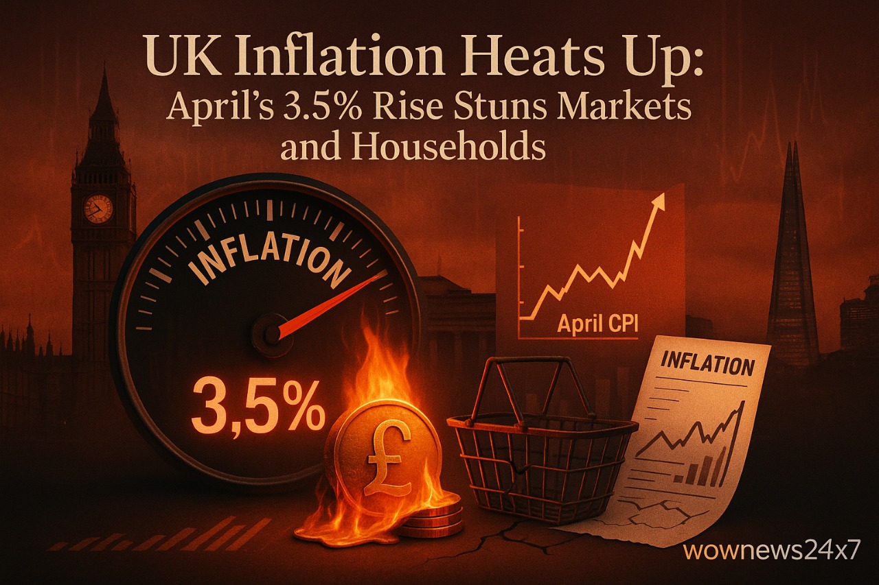 UK Inflation Heats Up: April’s 3.5% Rise Stuns Markets and Households