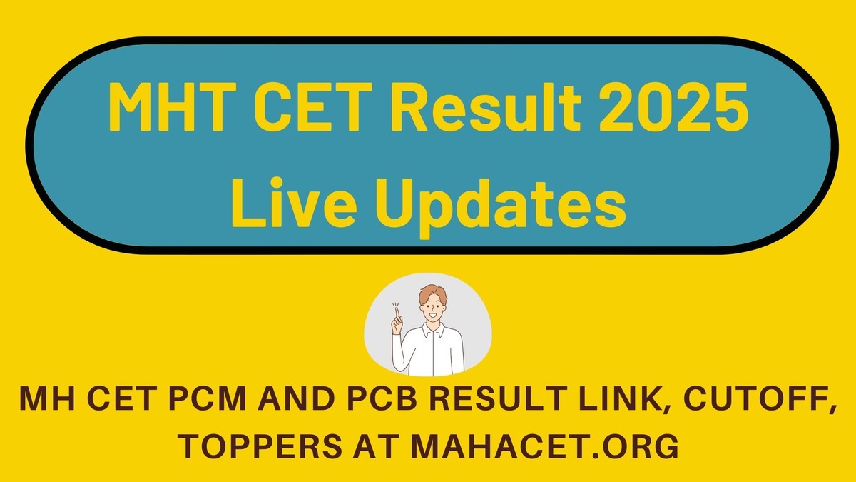 Scorecards Live: Over 4.2 Lakh Students Get Their MHT CET PCM Results