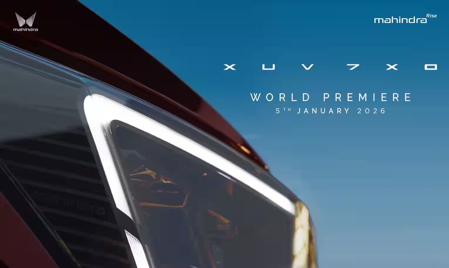 Mahindra XUV 7XO Teaser Reveals Cutting-Edge Features Ahead of Launch
