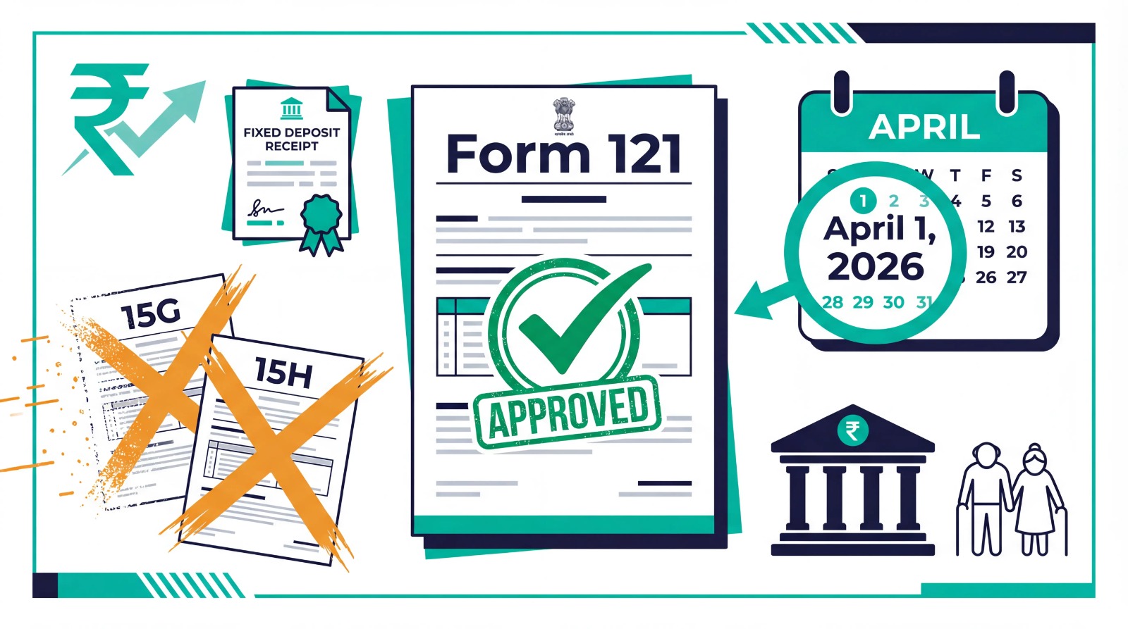 Why Fixed Deposit Investors Must Submit New Form 121 for TDS Relief