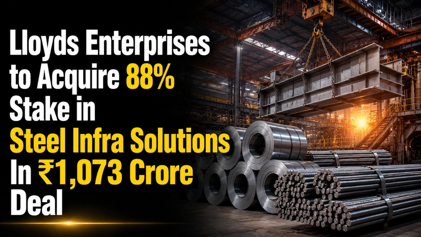 Lloyds Group Acquires 88% Stake in Steel Infra Solutions