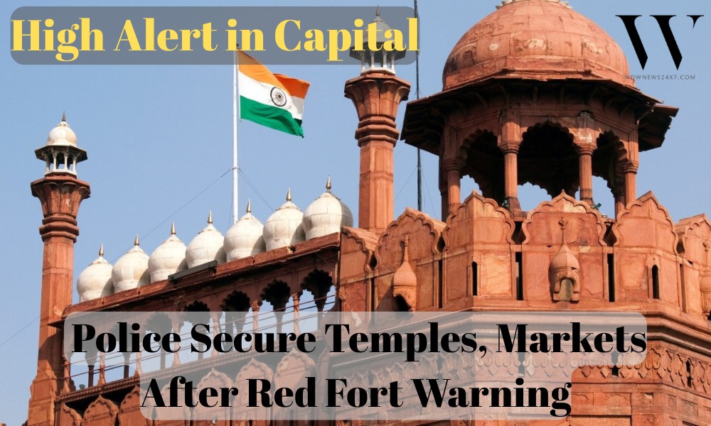 Delhi on High Alert: Police Tighten Security After Red Fort Terror Threat