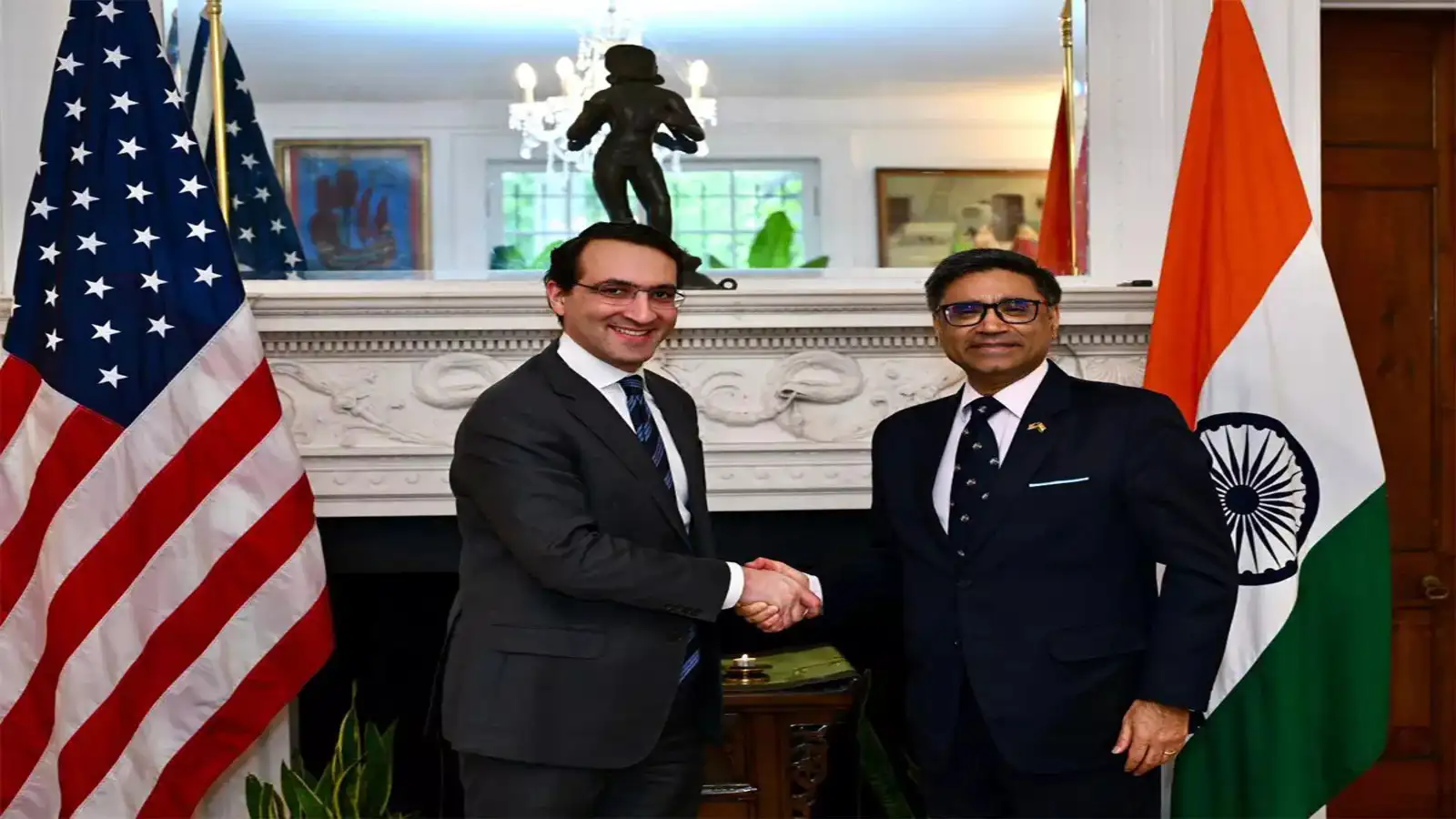 India-US Strengthen Tech & Trade Ties as Vikram Misri Meets Jeffrey Kessler