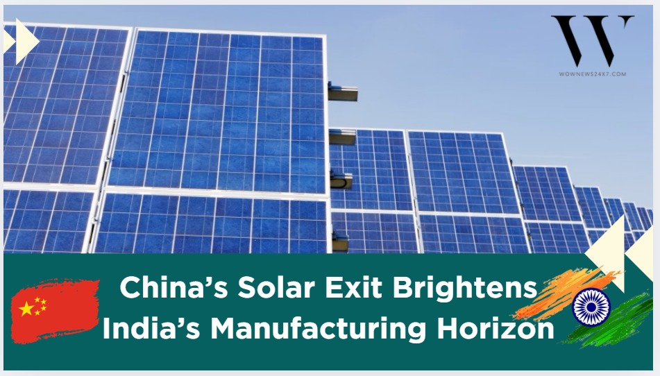 China’s Withdrawal of Solar Export Subsidies Opens New Opportunities for Indian Manufacturers