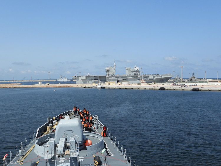 Indian Naval Stealth Frigate INS Trikand Joins Global Forces in Egypt for Exercise Bright Star 2025