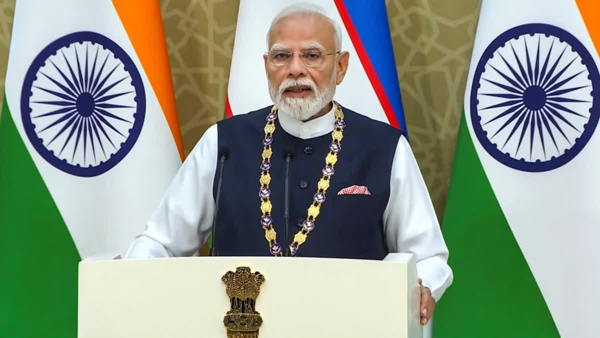 PM Modi Receives Uzbekistan's Highest Honour in Tashkent