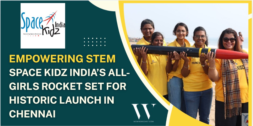 Space Kidz India to Launch All-Girls Built Solid Rocket on National Science Day 2026