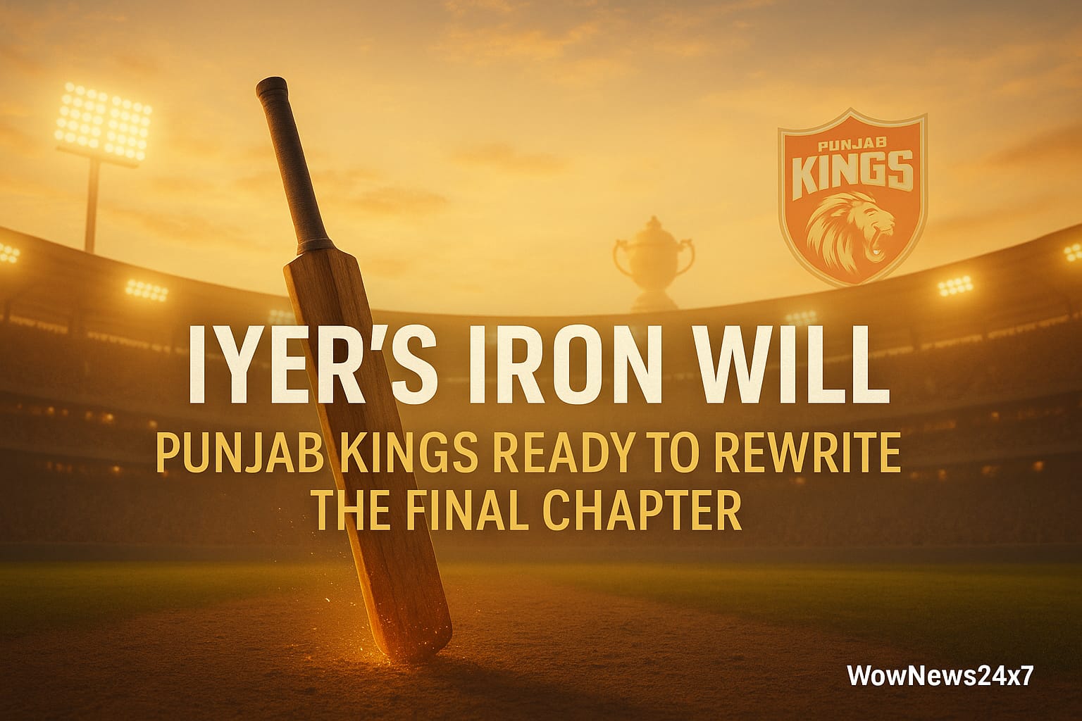 Iyer’s Iron Will: Punjab Kings Ready to Rewrite the Final Chapter