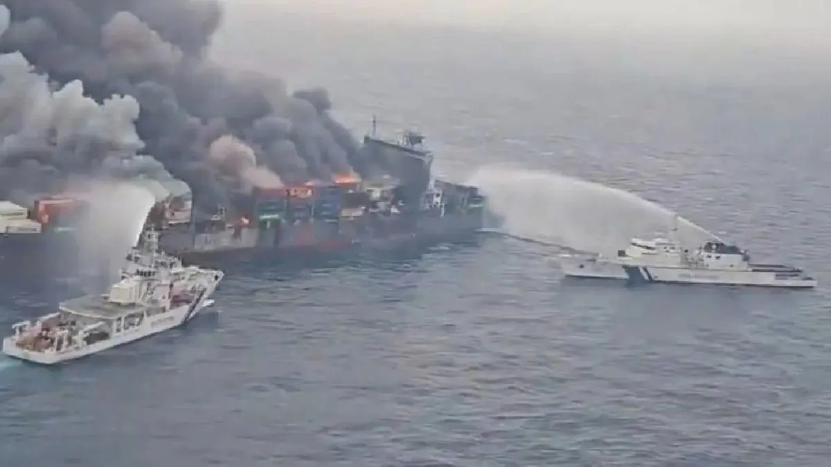 Calm Response: Navy and Coast Guard Move Fire-Stricken Vessel to Safer Waters