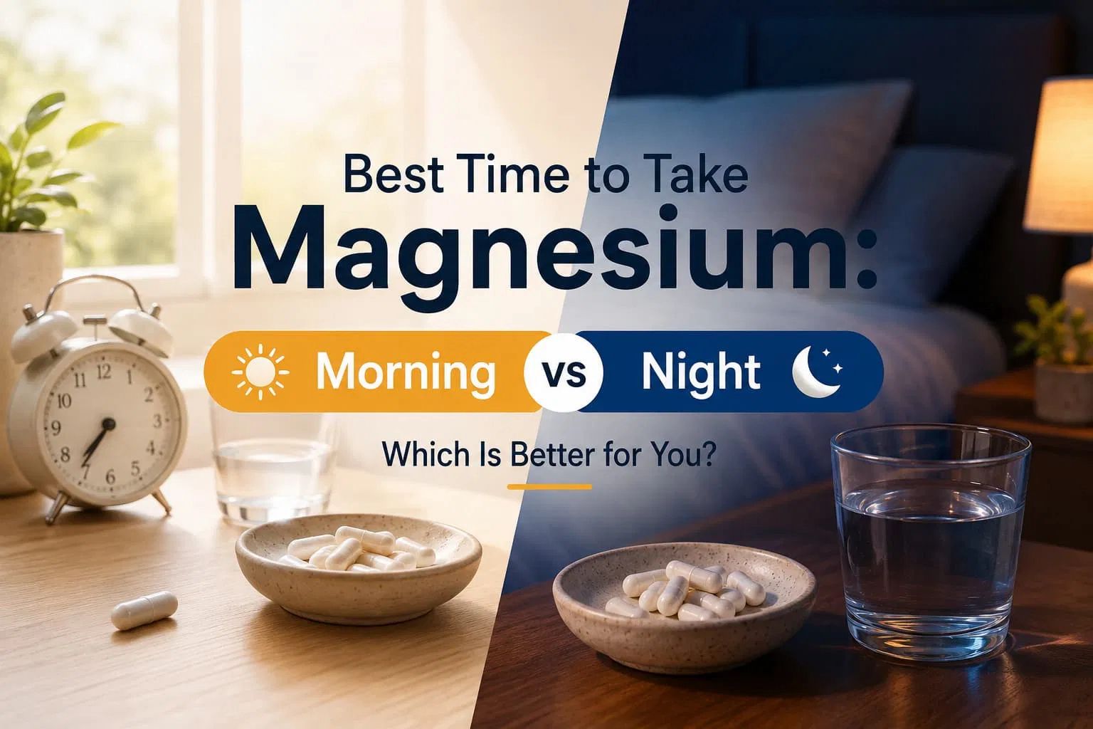 Should You Take Magnesium at Bedtime or Does Evening Timing Matter?