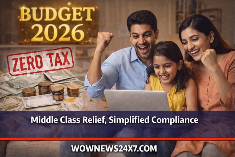 Budget 2026 Delivers Relief: Middle Class Gets Zero Tax Up to ₹12 Lakh, Compliance Simplified for Households