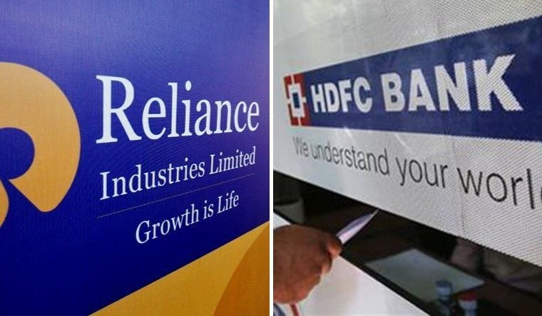Reliance & HDFC Bank Lead ₹1 Lakh Cr Market Surge Among India’s Top Firms