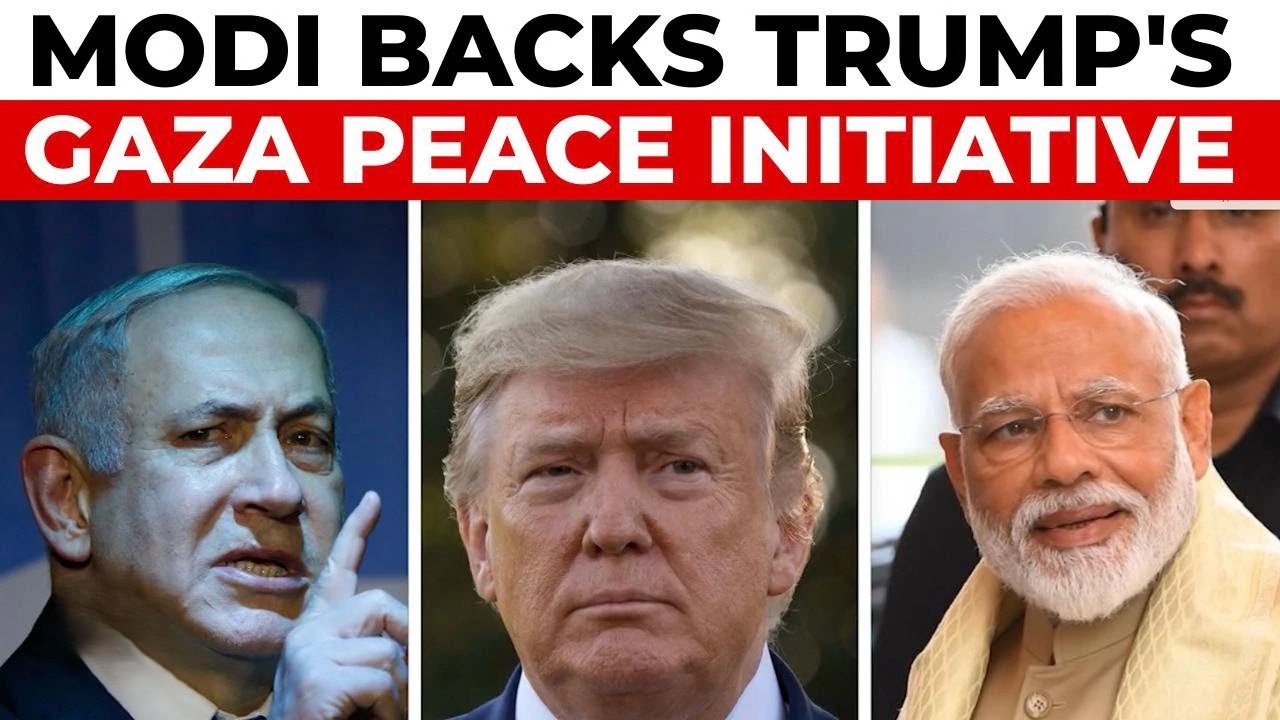 PM Modi Backs Historic First Phase of Trump’s Gaza Peace Plan, Praises Netanyahu’s Leadership