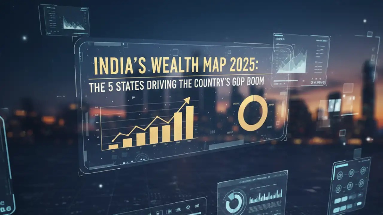 India’s Wealth Map 2025: Five States Fueling the GDP Boom