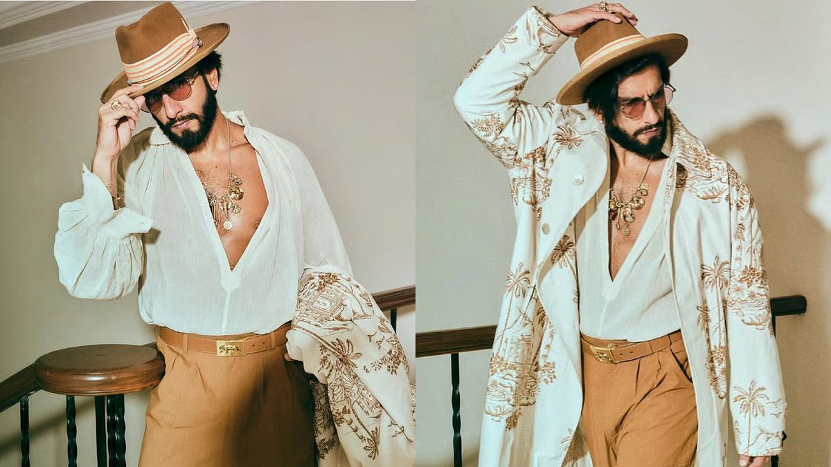 Ranveer Singh Becomes Sabyasachi’s Muse in Boho Luxe Ensemble with 18k Gold Jewellery