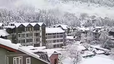Heavy Snowfall Brings Himachal Pradesh To A Standstill