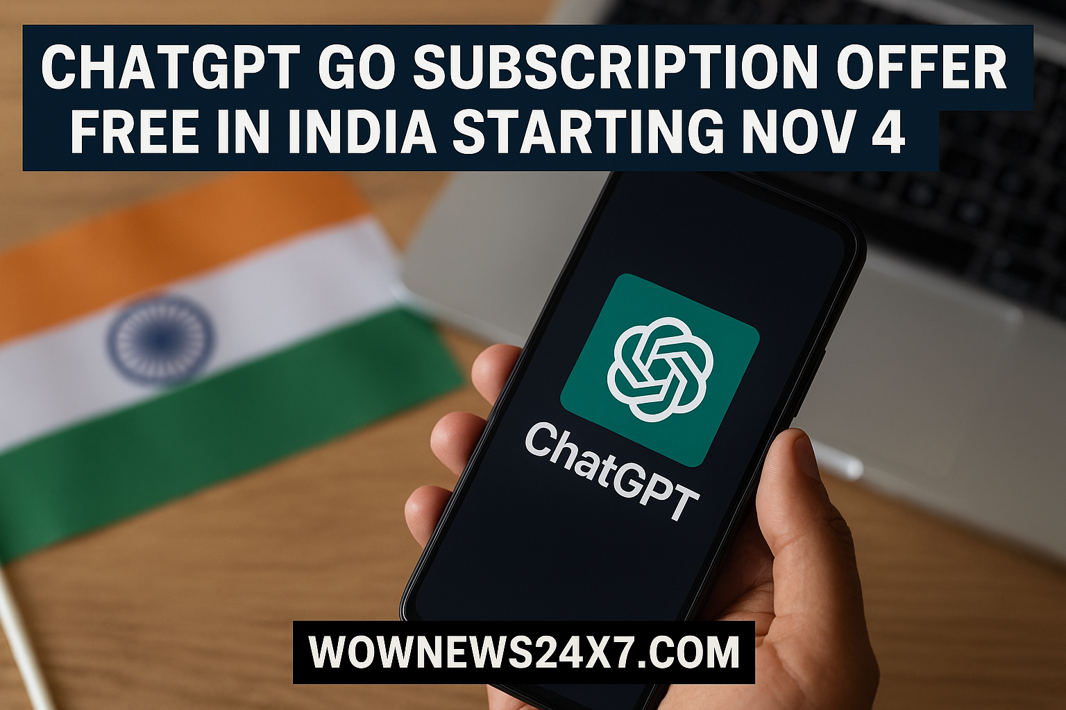 OpenAI Rolls Out One-Year Free ChatGPT Go Access Exclusively in India