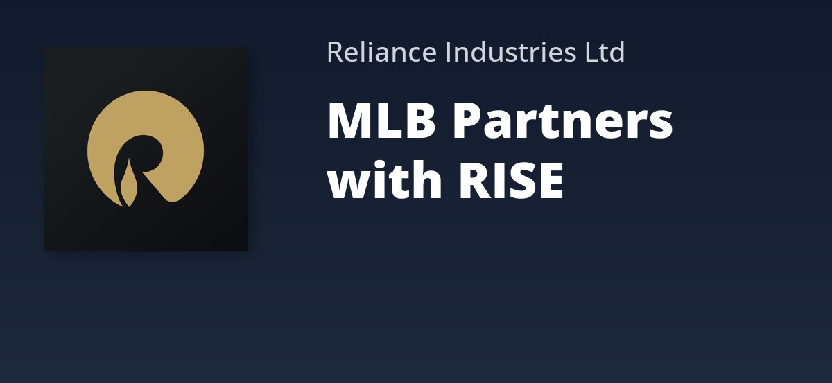 Reliance And Major League Baseball Team Up To Bring America's Favourite Pastime To Indian Shores