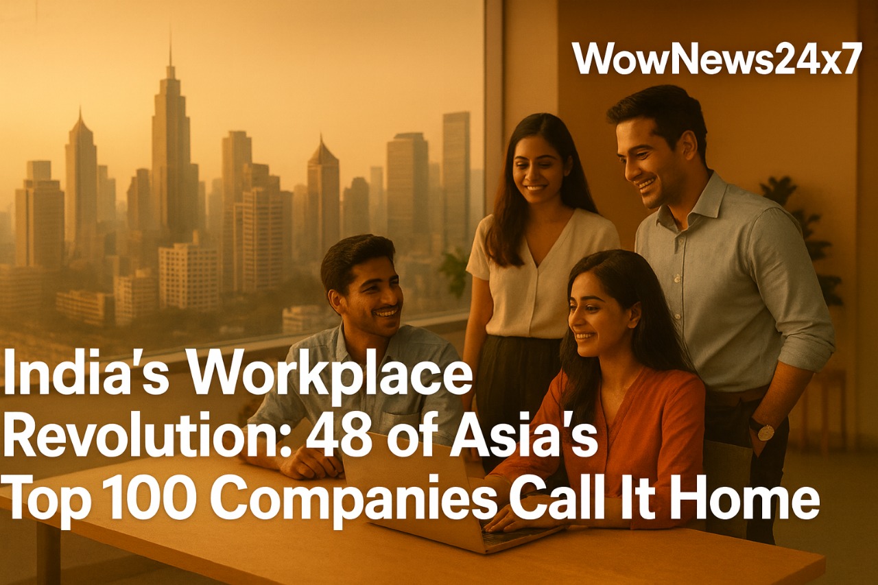 India’s Workplace Revolution: 48 of Asia’s Top 100 Companies Call It Home
