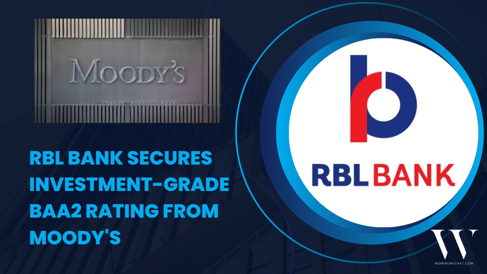 Investment-Grade Milestone: Moody's Assigns First-Time Baa2 Rating to RBL Bank