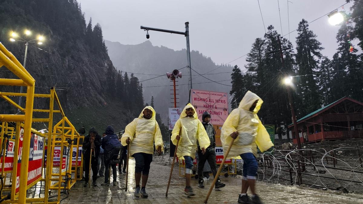 Rain Halts Sacred Journey: Amarnath Yatra Suspended from Jammu Amid Safety Concerns