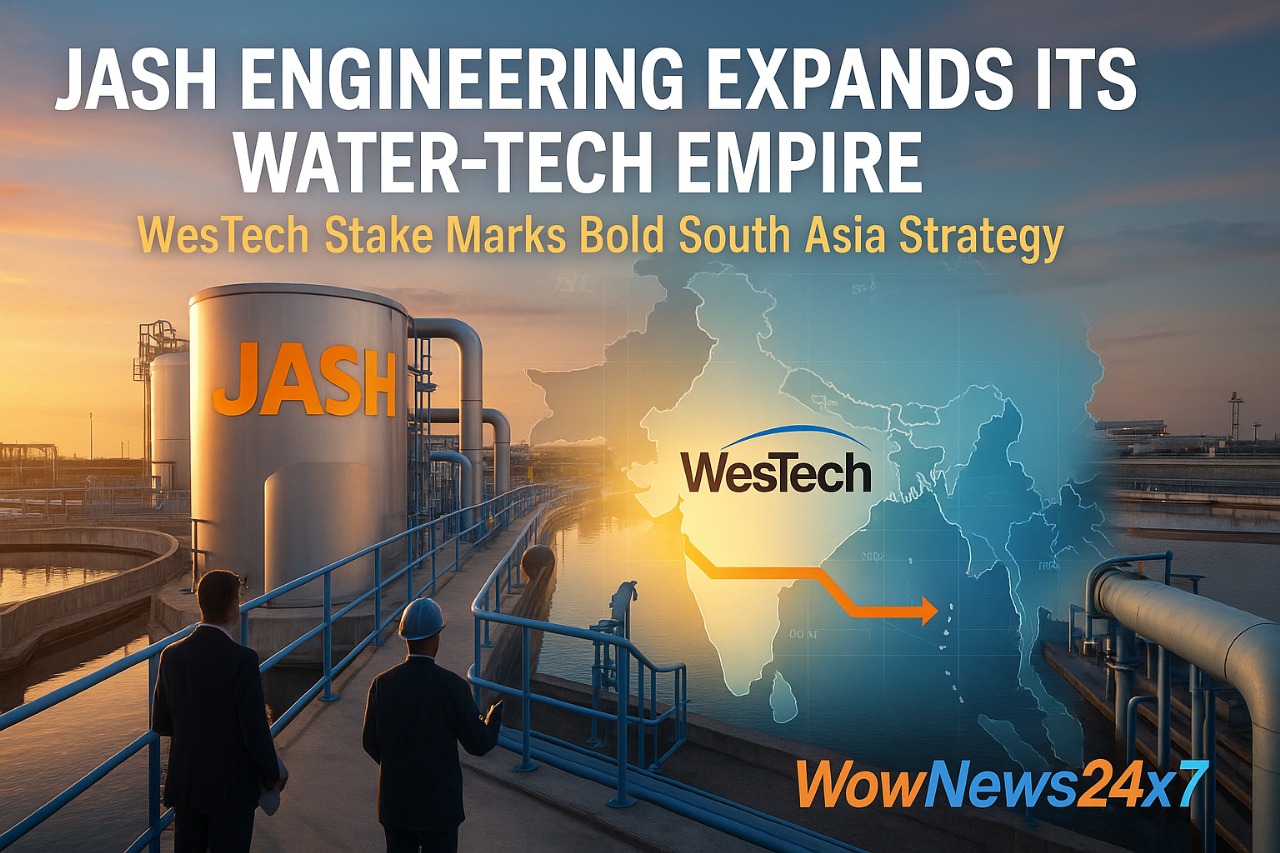Jash Engineering Locks in 90% of WesTech India—Full Control in Sight by 2028