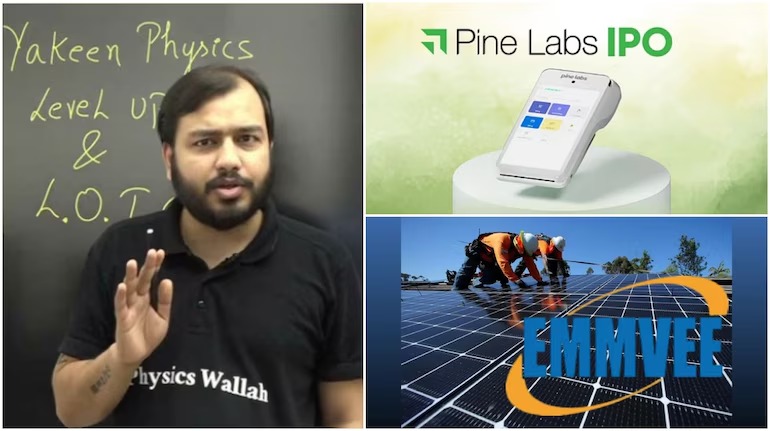 IPO Rush Ahead: PhysicsWallah, Emmvee Photovoltaic Lead Listings Next Week