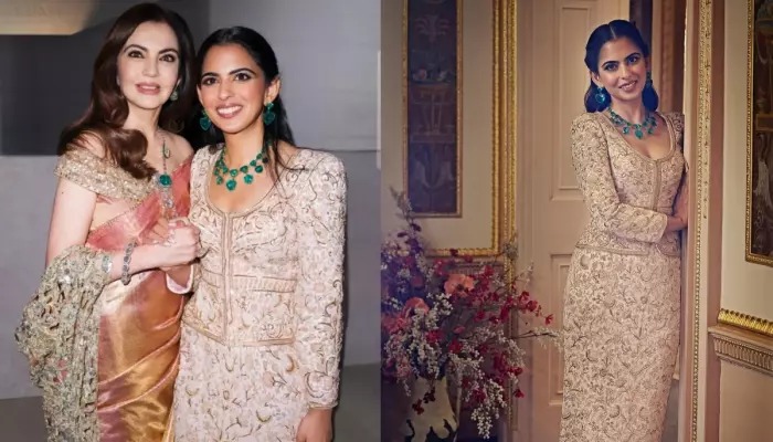 Emerald Elegance: Isha Ambani Stuns At London’s Pink Ball In 3,670-Hour Couture
