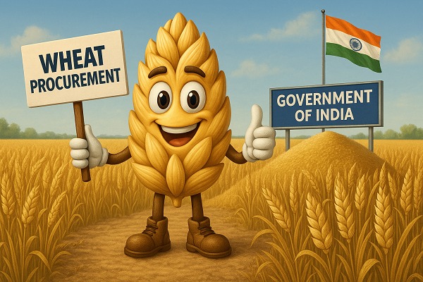 India's Wheat Procurement Surges: 2.08 Million Tons Bought from Farmers Since March 15