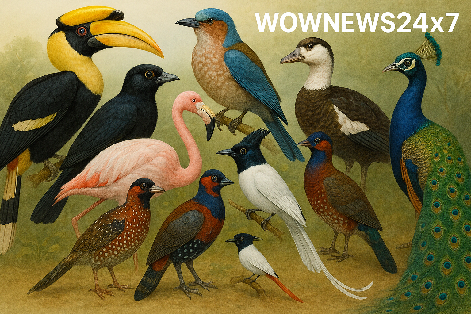 Feathered Royalty: Meet India’s Most Famous State Birds and Where to Find Them
