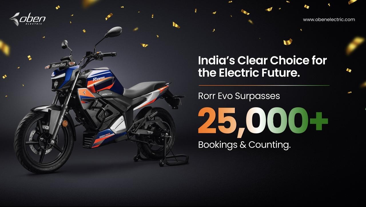 Oben Rorr Evo Smashes Records With 25,000 Bookings In 15 Days