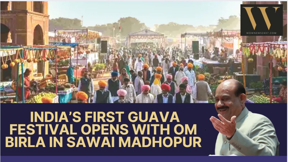 Tiger Trails Meet Guava Tales: Om Birla Inaugurates India’s First Dual Festival in Sawai Madhopur