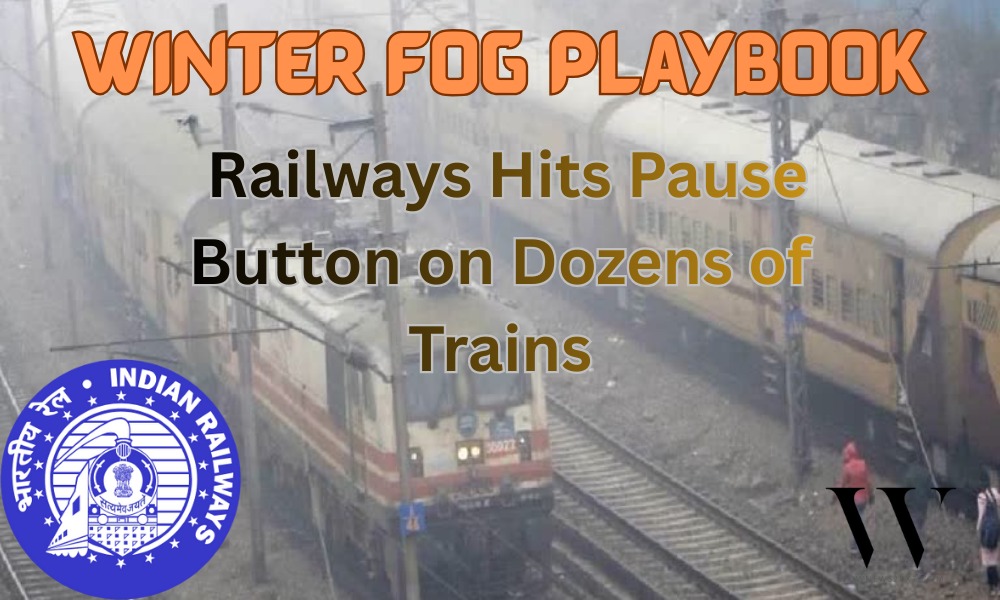 Fog Fury: Indian Railways Grounds Over 50 Trains in Massive Winter Safety Move