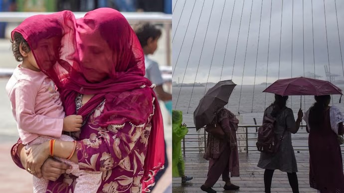 India Weather Update: Monsoon Drenches South as North Faces Heatwave