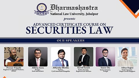 DNLU's Advanced Certificate Course in Securities Law: Level Up Your Legal Expertise