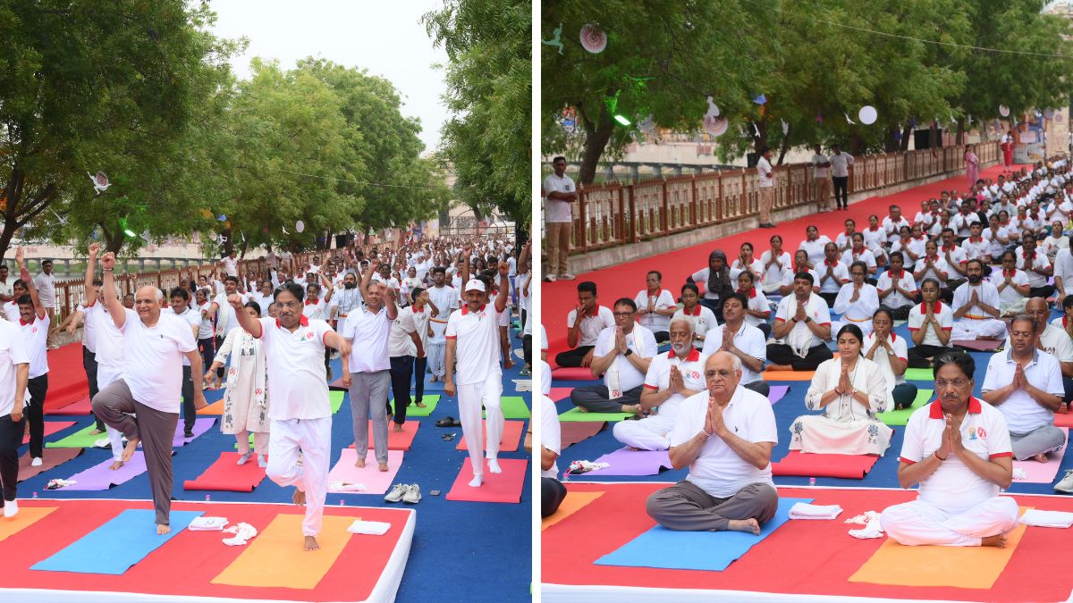 2,121 Flex Their Way into History - Gujarat Enters Guinness with Bhujangasana Army