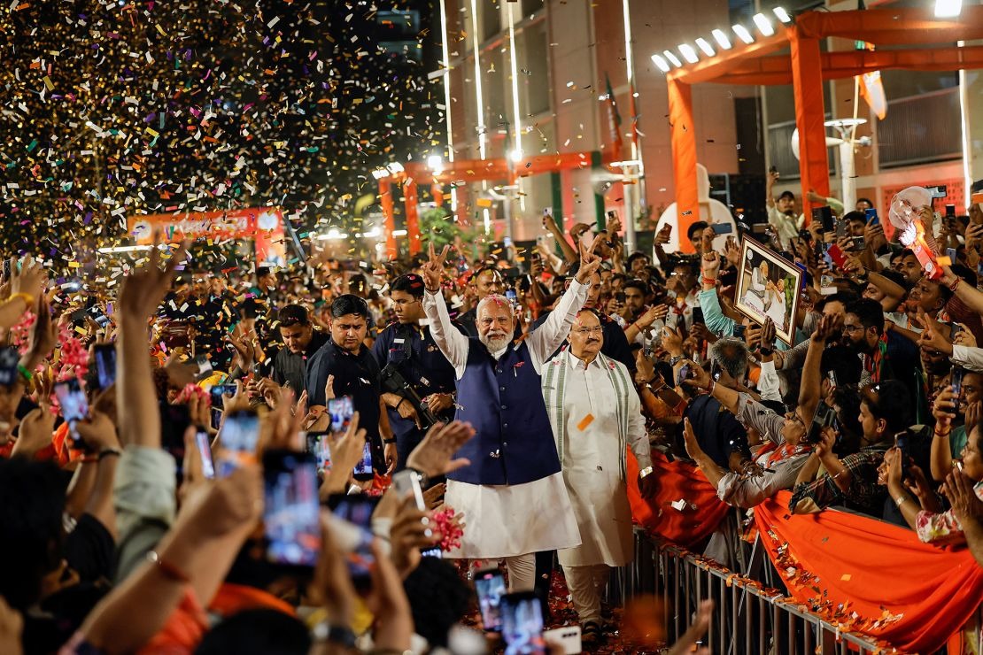Modi to Address Victorious BJP as Delhi Turns Saffron