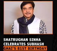 A Friendship That Outshines Stardom: Shatrughan Sinha’s Heartfelt Tribute on Subhash Ghai’s 81st Birthday