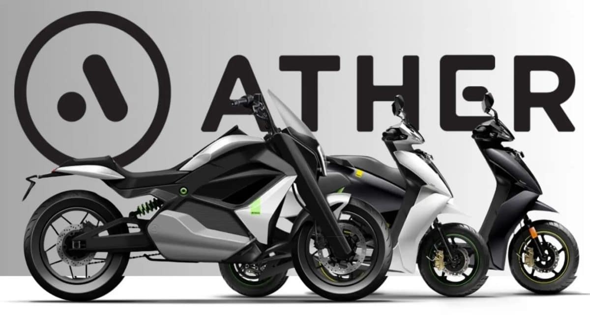 Ather Energy Posts June-Quarter Revenue of 12.17 Bln Rupees