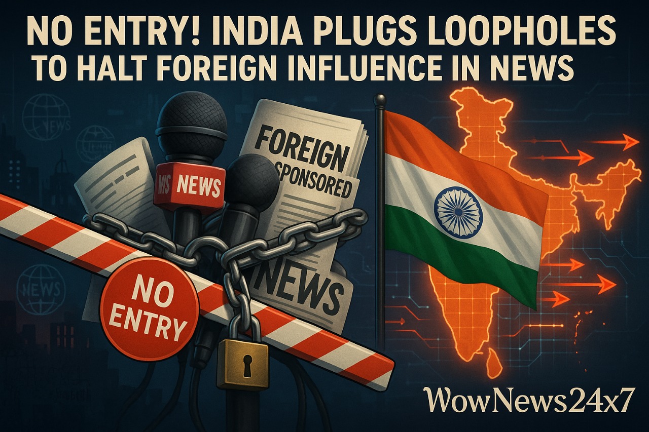 No Entry! India Plugs Loopholes to Halt Foreign Influence in News