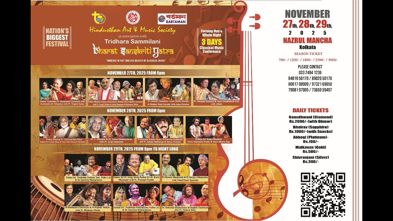 India’s Heritage in Spotlight: Kolkata Glows as Bharat Sanskriti Yatra Showcases India’s Cultural Icons