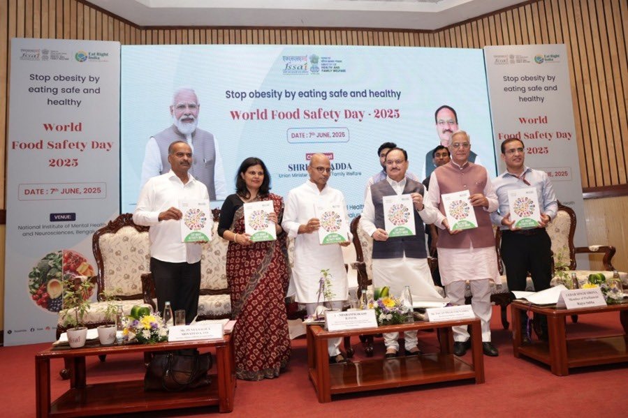 Health Minister Nadda Launches Nationwide ‘Stop Obesity’ Campaign On World Food Safety Day 2025