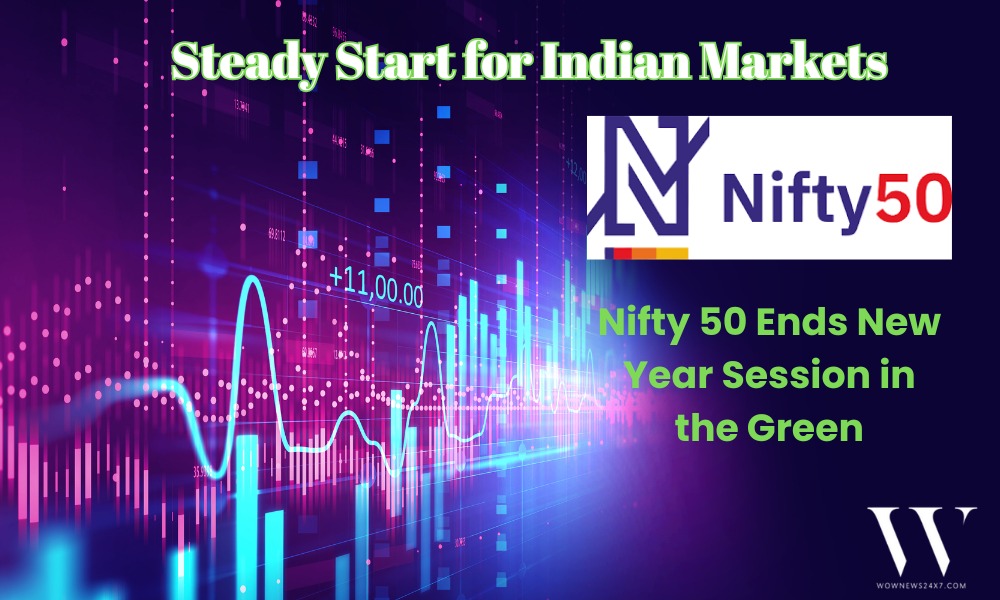 Markets Tiptoe into the New Year: Nifty 50 Holds Steady with Slim Rise