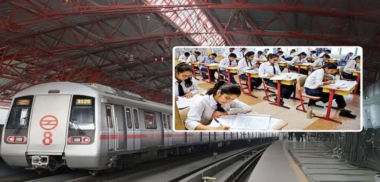 Delhi Metro Eases Commute for CBSE Board Examinees