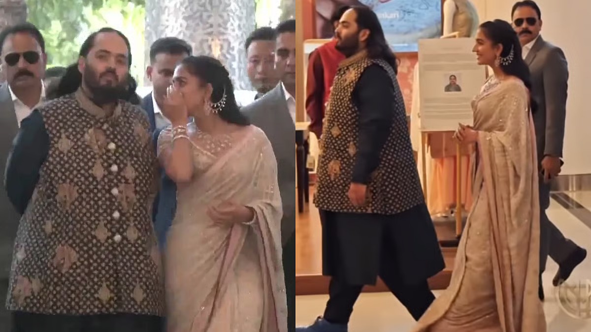 Radhika Merchant and Anant Ambani Present Regal Looks at Mumbai Wedding