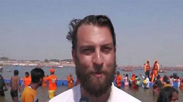 Australian Devotee Calls Mahakumbh Holy Dip “Experience for a Lifetime