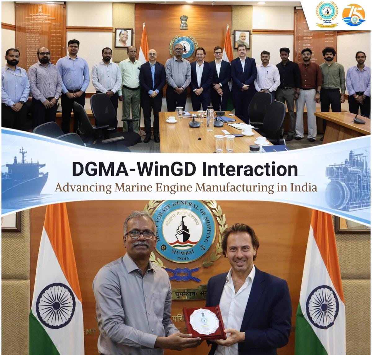 Make in India Sets Sail as Government Invites WinGD to Build Marine Engines Locally