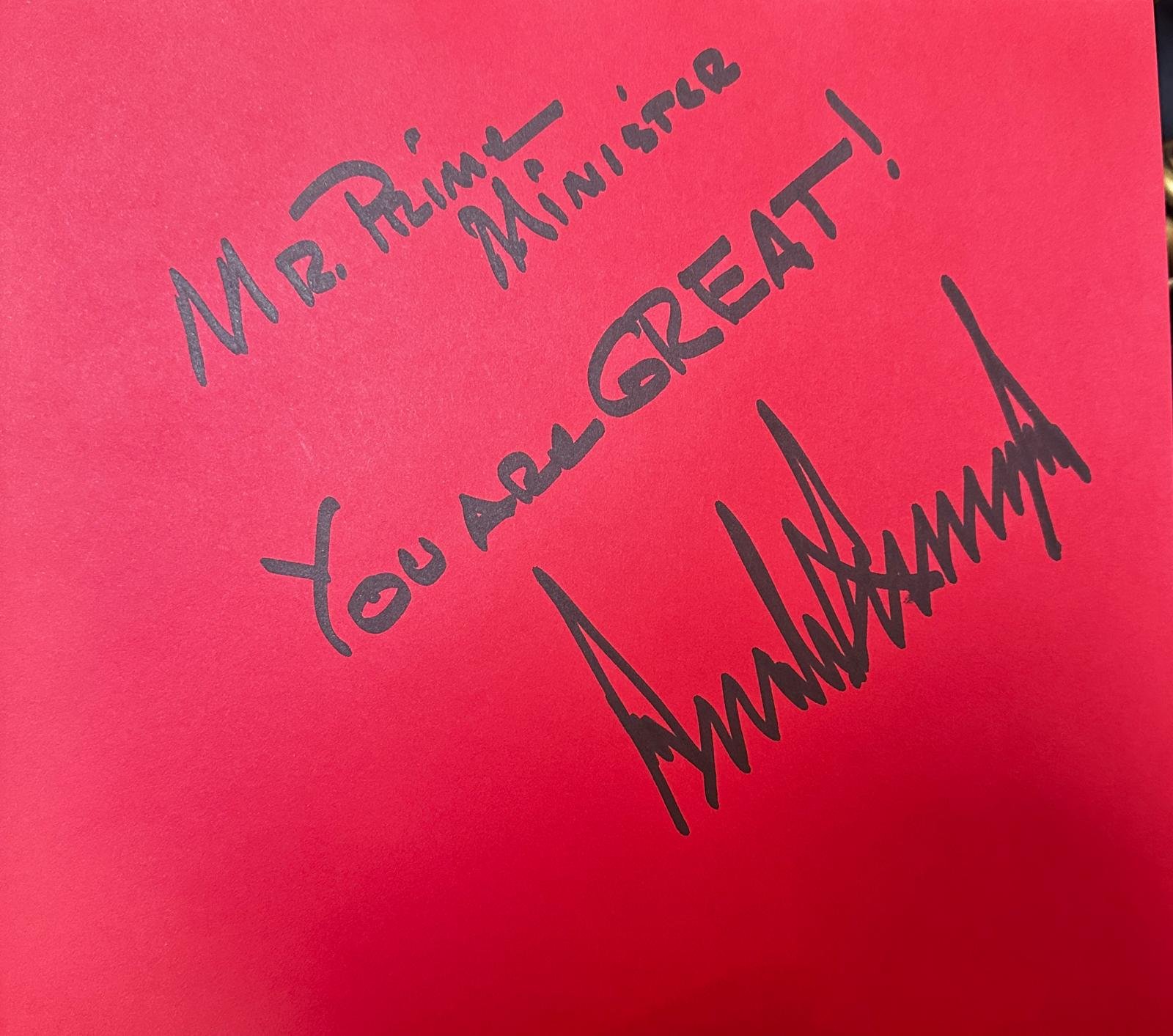 Trump Gifts Modi "Journey Together" Photobook, Personalizes it with "Mr. Prime Minister, You Are Great"