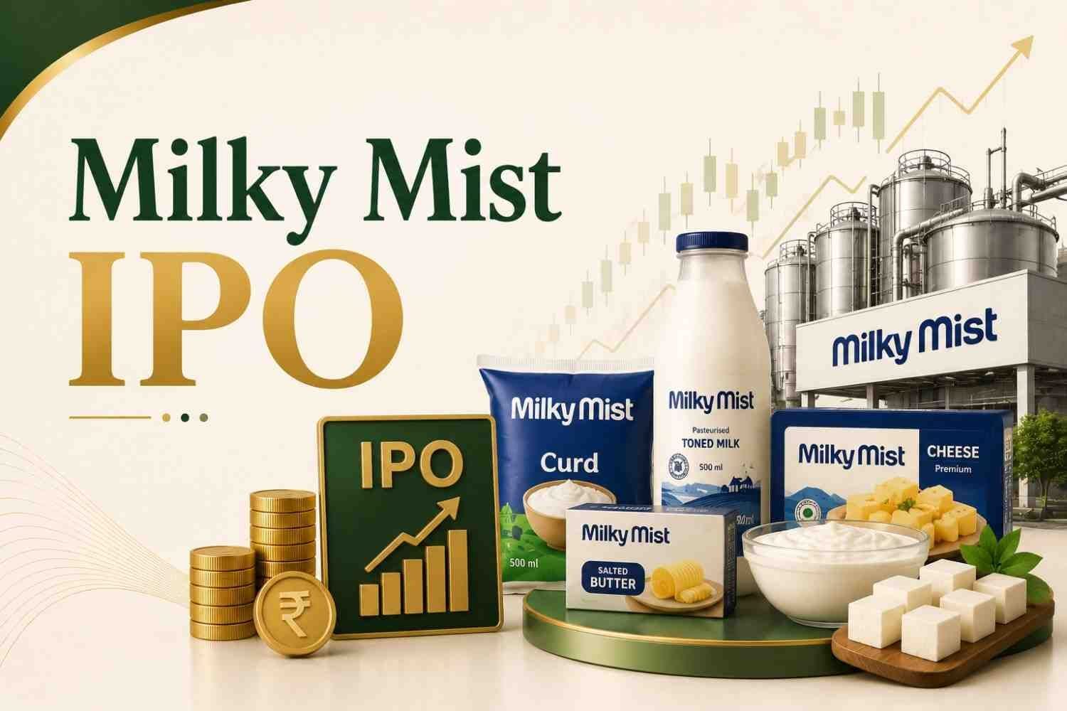 Milky Mist IPO Closes Thursday; Price Band Set at Rs 133-140