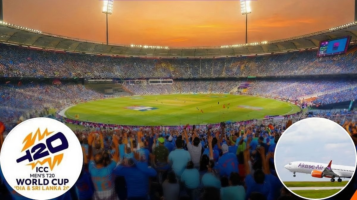 Akasa Air Enhances Connectivity On Mumbai–Ahmedabad Route Ahead Of ICC Men’s T20 World Cup Final
